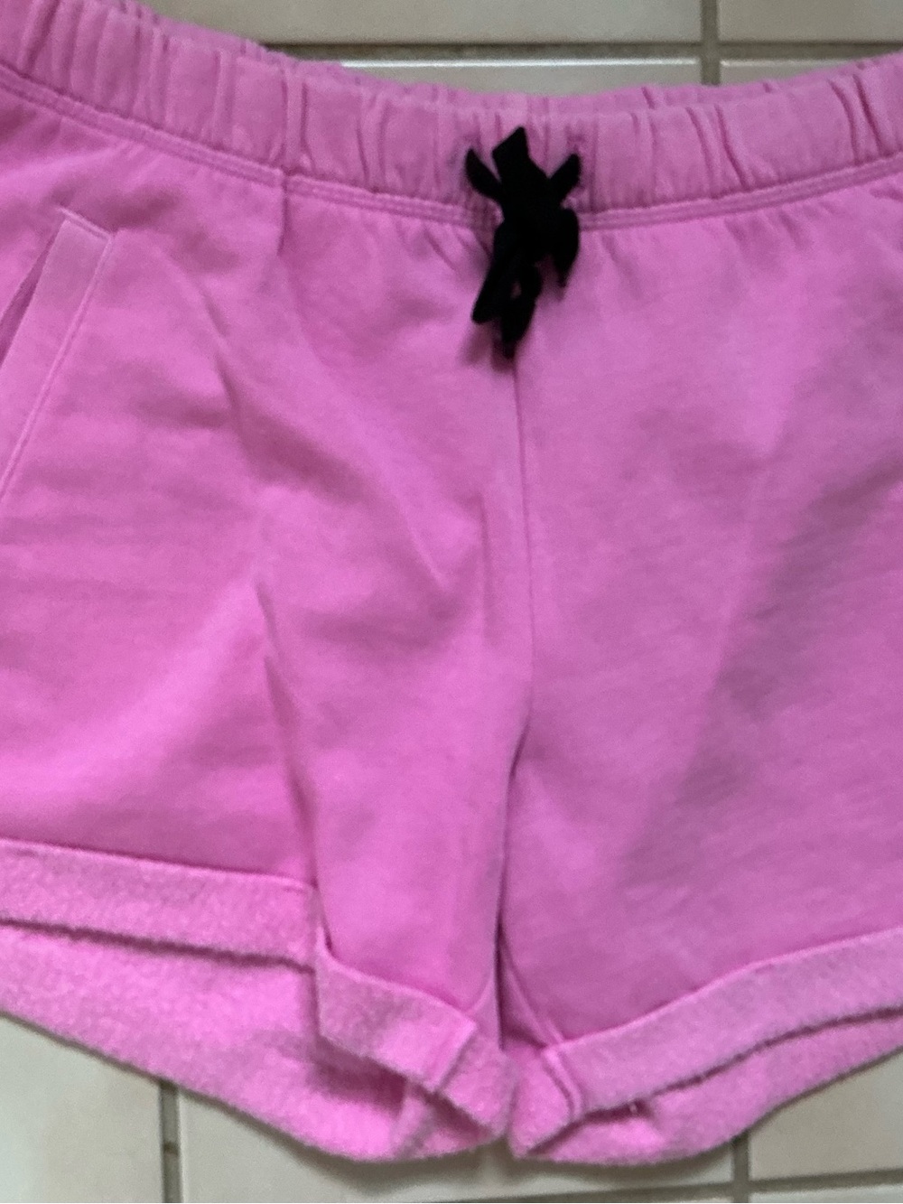 Lot Of 3 Victoria's Secret PINK Boyfriend Shorts Sz Small Gray, Black, Pink - Picture 3 of 8